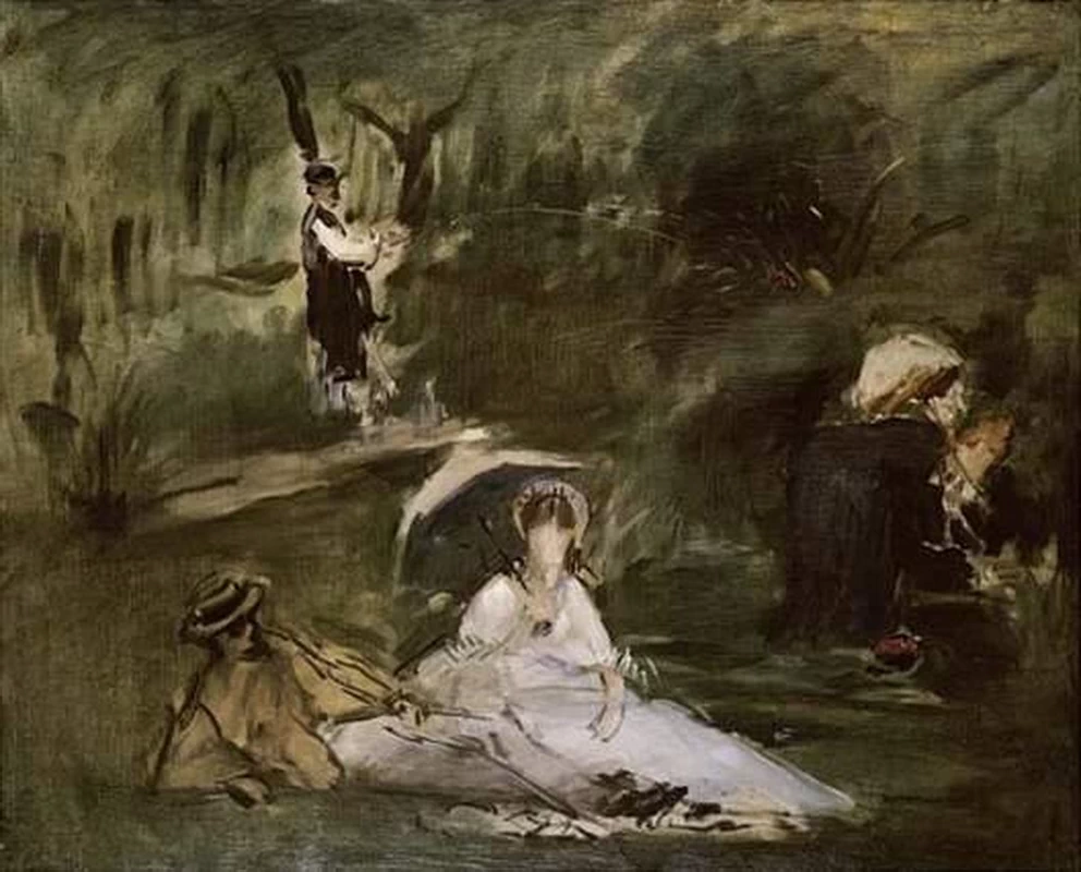  328-Édouard Manet, Sotto gli alberi, 1878 